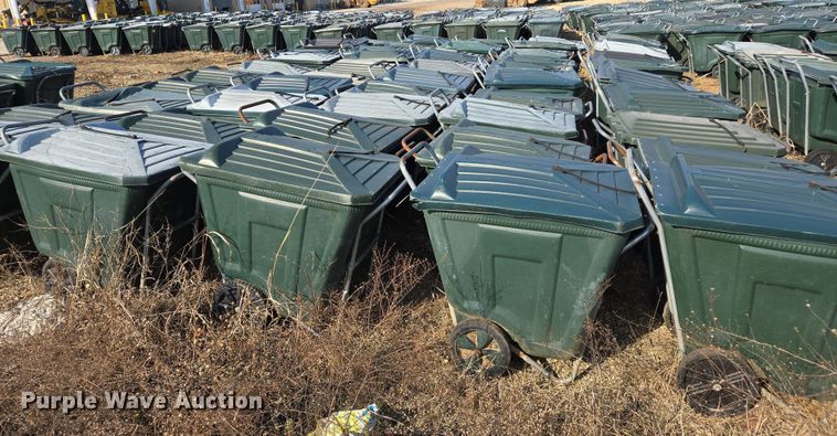 image for item EJ7365 Approximately 50 Ameri-Kart trash carts 