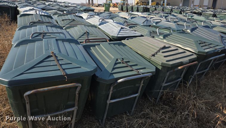 image for item EJ7365 Approximately 50 Ameri-Kart trash carts 