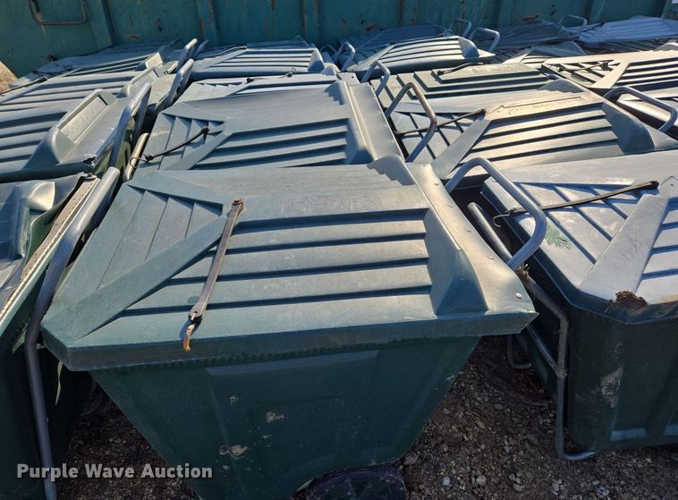image for item EJ7366 Approximately 50 Ameri-Kart trash carts 