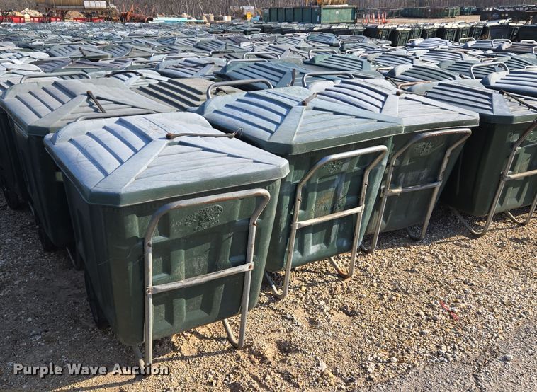 image for item EJ7367 Approximately 50 Ameri-Kart trash carts