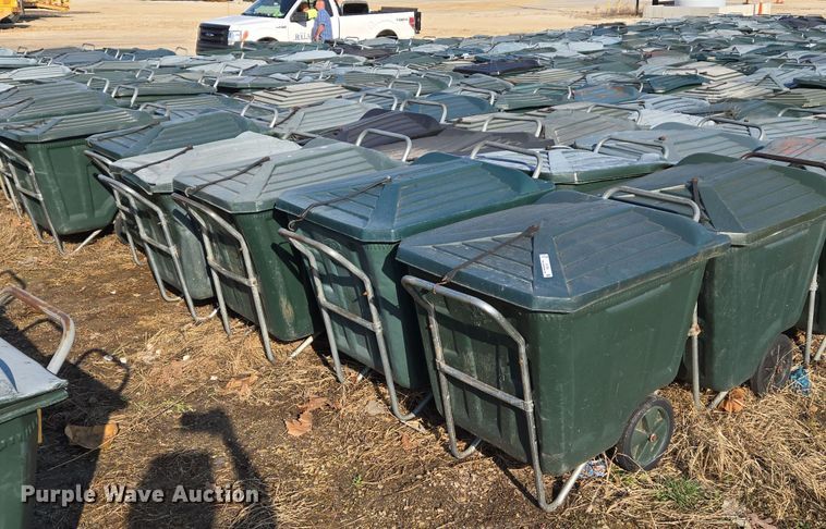 image for item EJ7368 Approximately 50 Ameri-Kart trash carts