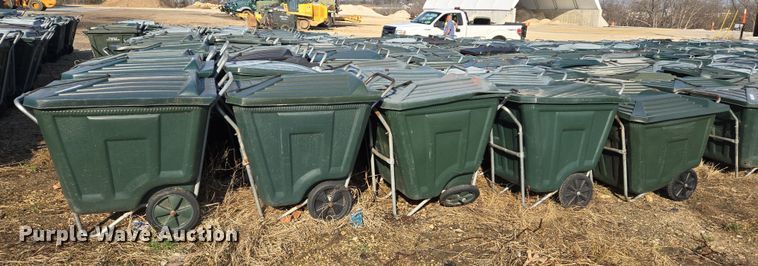 image for item EJ7368 Approximately 50 Ameri-Kart trash carts