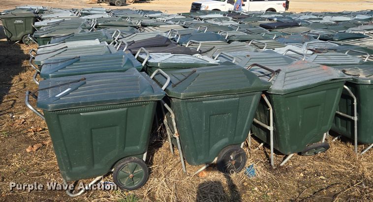 image for item EJ7368 Approximately 50 Ameri-Kart trash carts