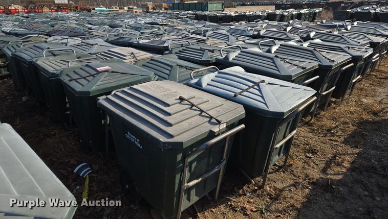 image for item EJ7368 Approximately 50 Ameri-Kart trash carts