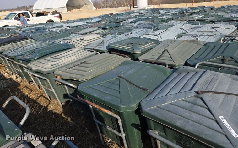 image for item EJ7369 Approximately 50 Ameri-Kart trash carts 