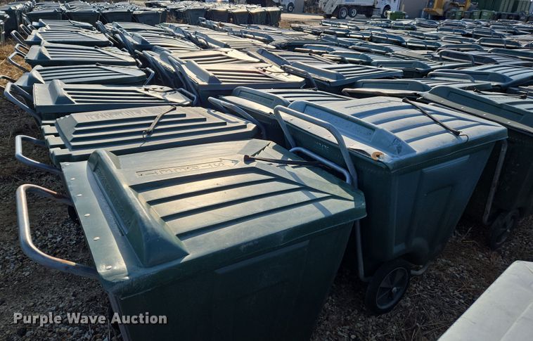 image for item EJ7369 Approximately 50 Ameri-Kart trash carts 