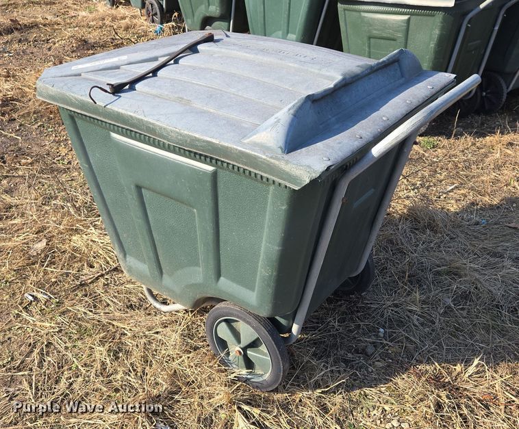 image for item EJ7369 Approximately 50 Ameri-Kart trash carts 