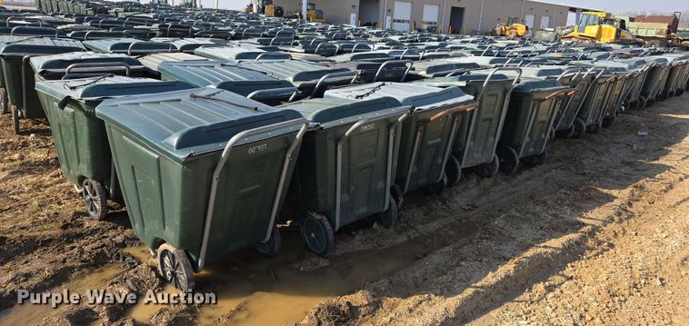 image for item EJ7370 Approximately 50 Ameri-Kart trash carts 