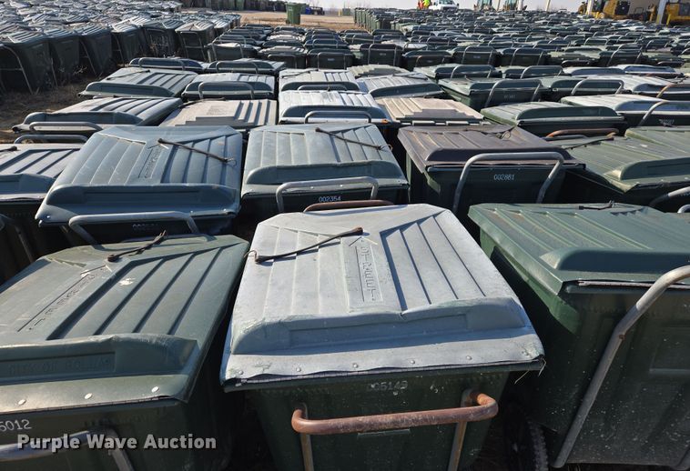 image for item EJ7370 Approximately 50 Ameri-Kart trash carts 