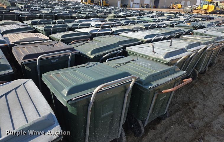 image for item EJ7370 Approximately 50 Ameri-Kart trash carts 
