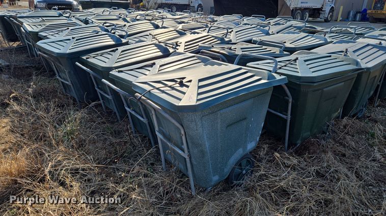 image for item EJ7371 Approximately 50 Ameri-Kart trash carts