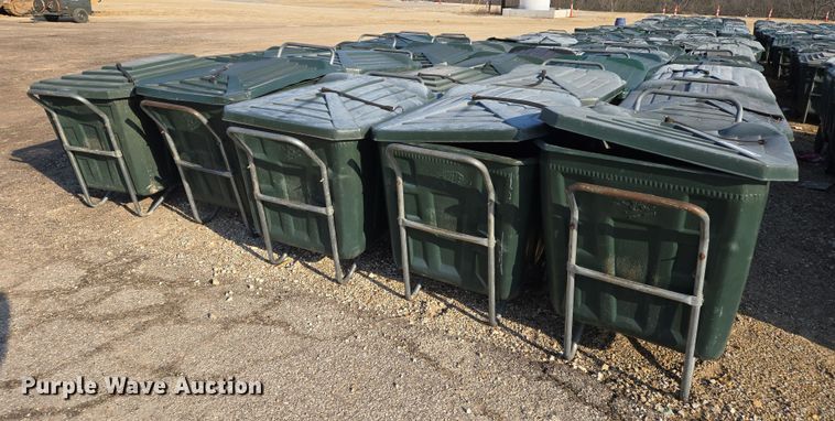 image for item EJ7372 Approximately 125 Ameri-Kart trash carts