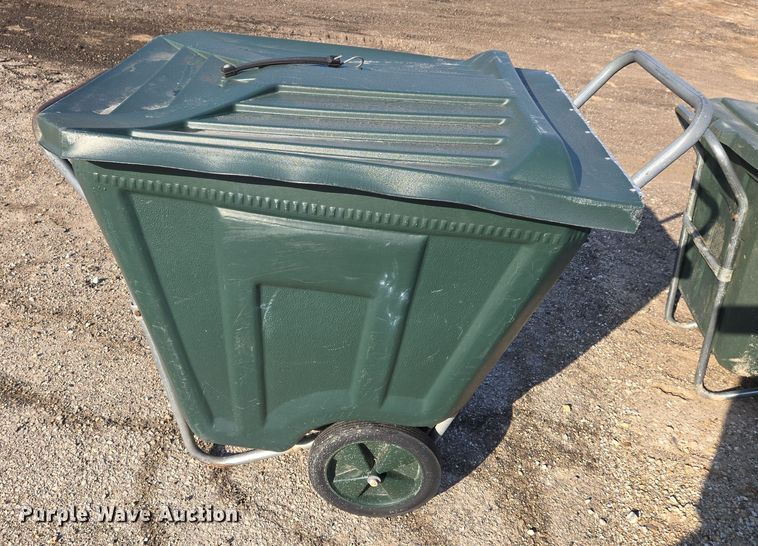 image for item EJ7372 Approximately 125 Ameri-Kart trash carts