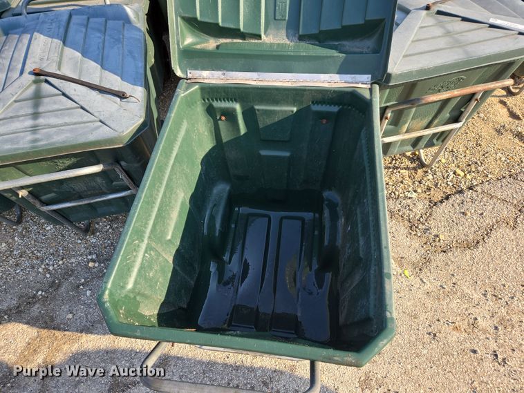 image for item EJ7372 Approximately 125 Ameri-Kart trash carts
