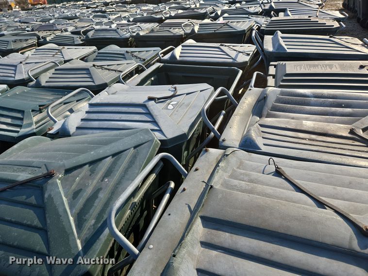 image for item EJ7372 Approximately 125 Ameri-Kart trash carts