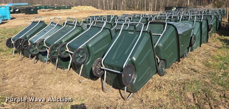 image for item EJ7373  Approximately 100 Ameri-Kart trash carts
