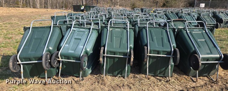 image for item EJ7373  Approximately 100 Ameri-Kart trash carts