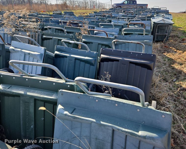 image for item EJ7373  Approximately 100 Ameri-Kart trash carts
