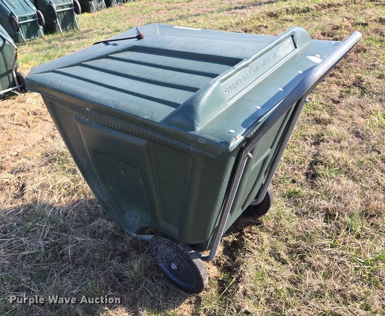 image for item EJ7373  Approximately 100 Ameri-Kart trash carts