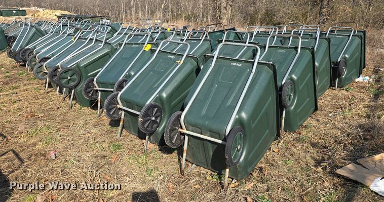 image for item EJ7374 Approximately 50 Ameri-Kart trash carts