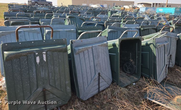 image for item EJ7374 Approximately 50 Ameri-Kart trash carts