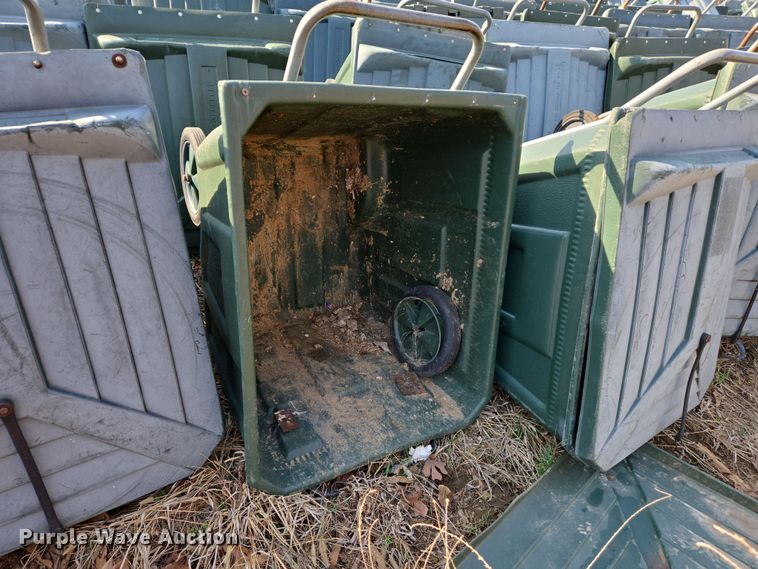 image for item EJ7374 Approximately 50 Ameri-Kart trash carts