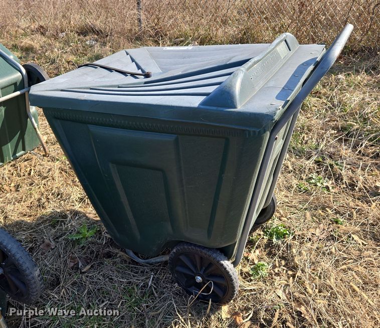 image for item EJ7374 Approximately 50 Ameri-Kart trash carts