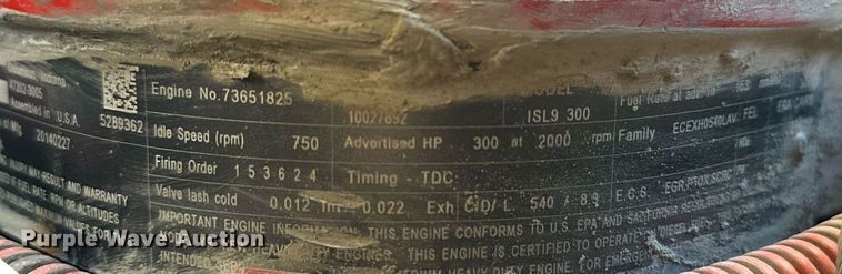 image for item EK0471 2015 Blue Bird All American school bus