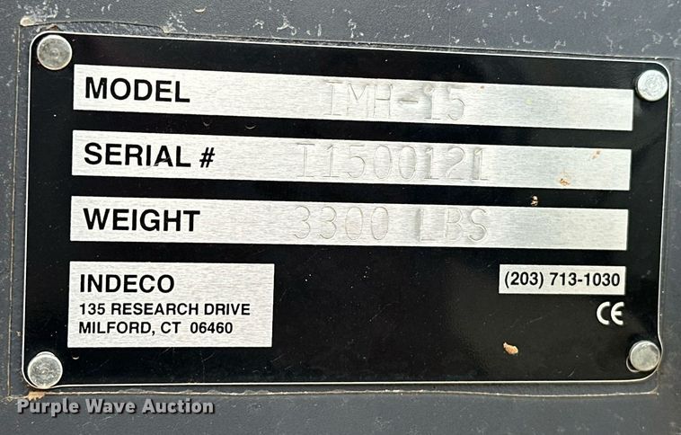 image for item EK0494 Indeco IMH-15 mulcher