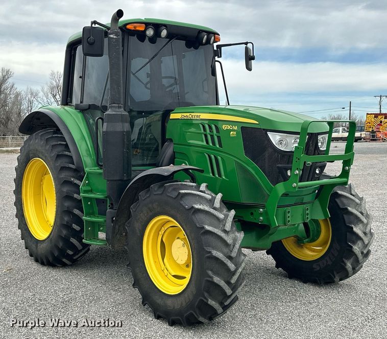 image for item EK0501 2020 John Deere 6130M MFWD tractor