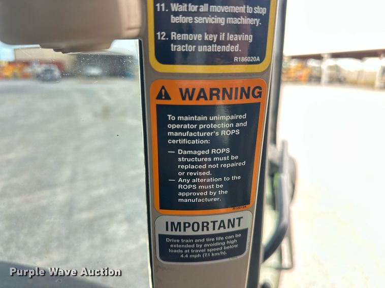 image for item EK0501 2020 John Deere 6130M MFWD tractor