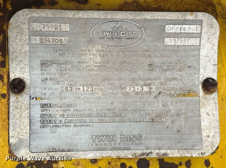 image for item EK0503 Pettibone P500 crusher