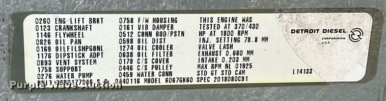 image for item EK0542 1995 International 9400 semi truck