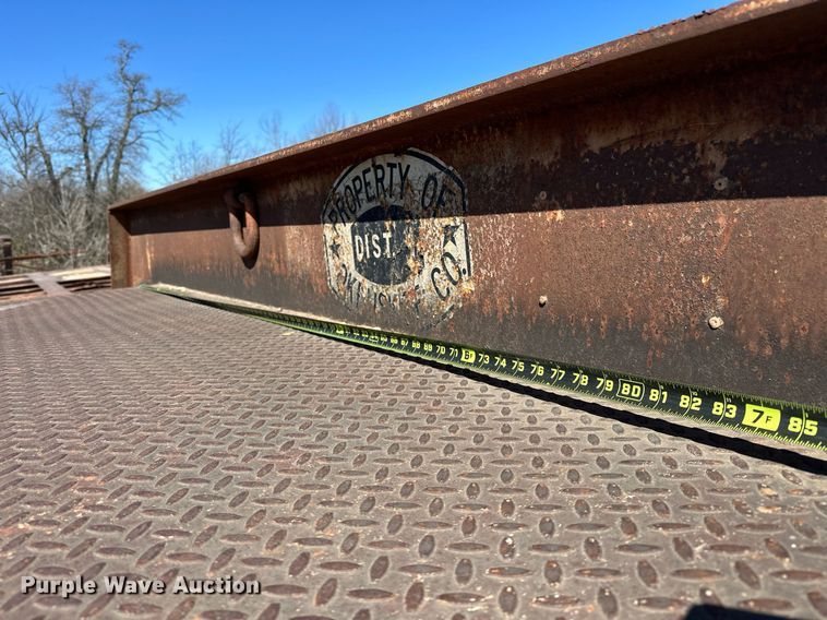 image for item EK0553 1981 Atoka 18DE Drop deck equipment trailer