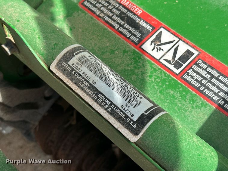 image for item EK0600 2018 John Deere 7700A reel mower