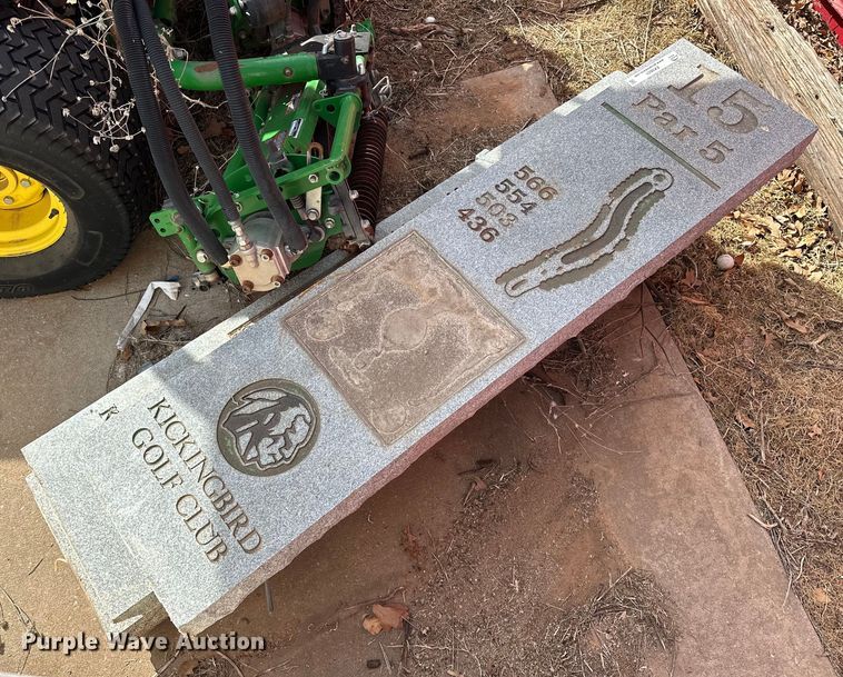 image for item EK0601 Granite stone golf hole markers