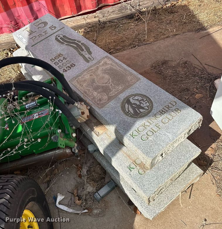 image for item EK0601 Granite stone golf hole markers