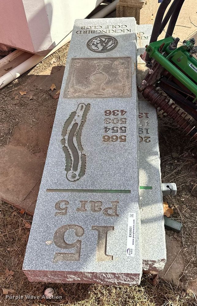 image for item EK0601 Granite stone golf hole markers