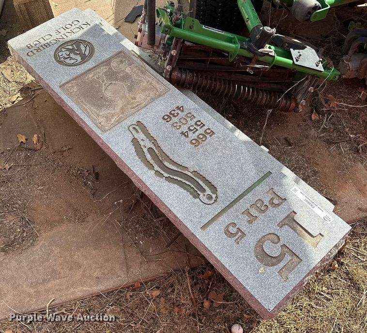 image for item EK0601 Granite stone golf hole markers