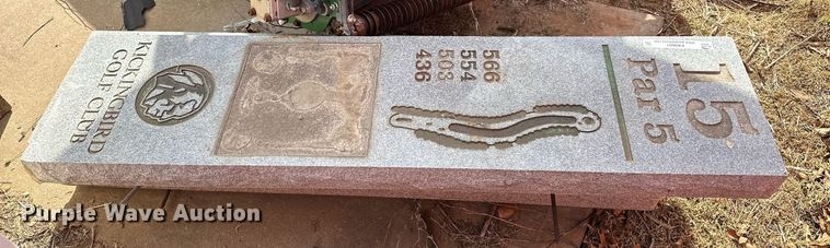 image for item EK0601 Granite stone golf hole markers