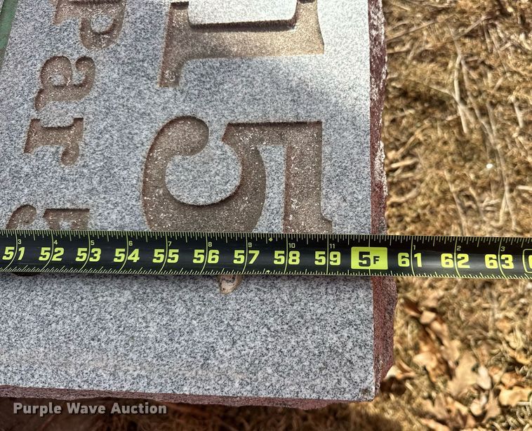 image for item EK0601 Granite stone golf hole markers