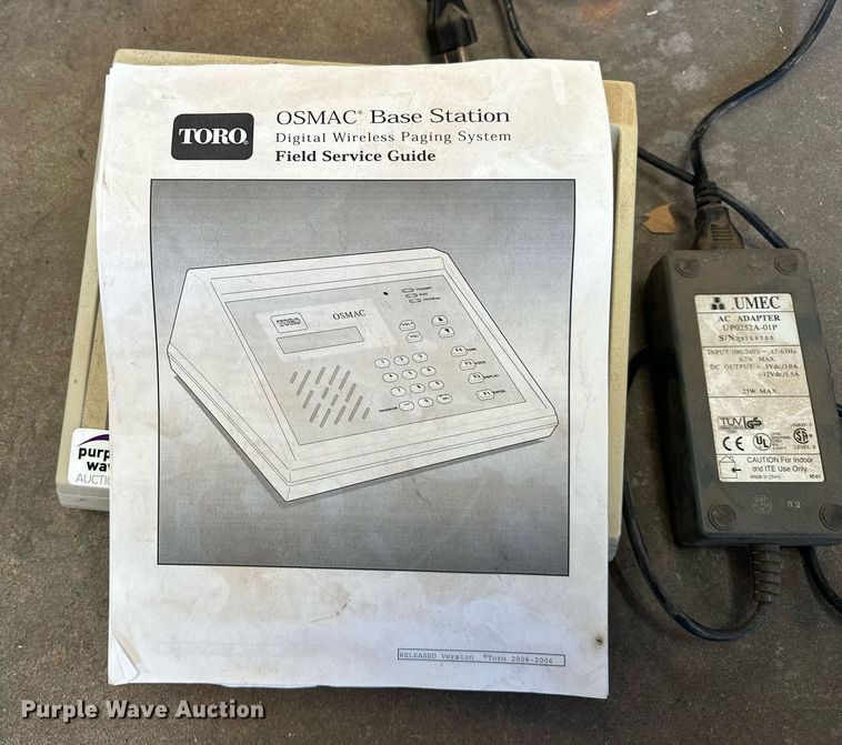 image for item EK0605 Toro Osmac digital wireless paging system