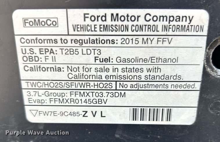 image for item EK2764 2015 Ford Explorer Police Interceptor SUV