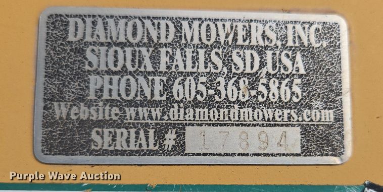 image for item EL5692 Diamond Mowers skid steer disc mulcher