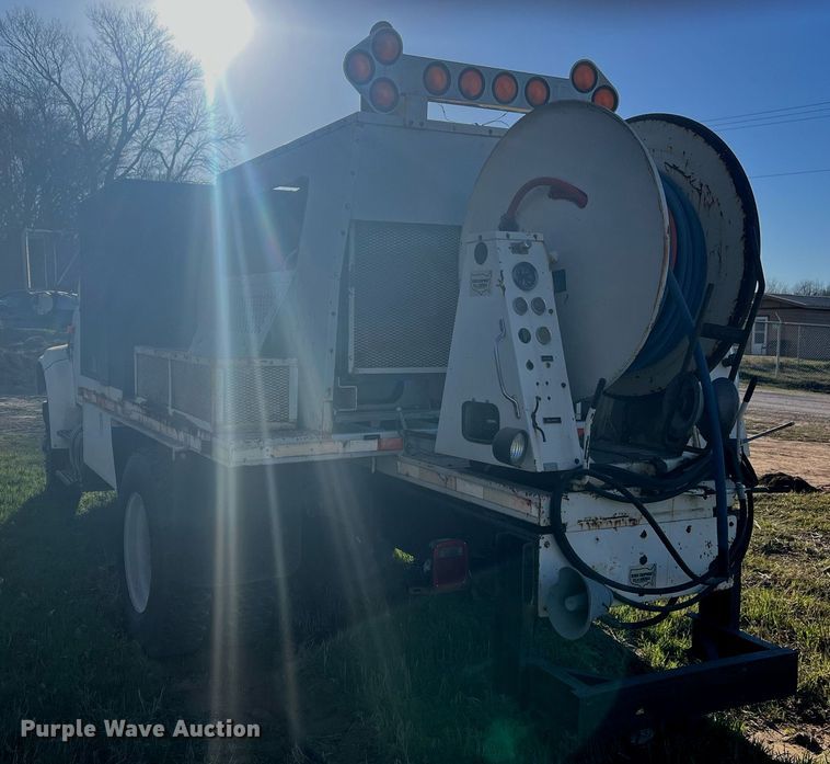 image for item EL5707 1990 International 4900 sewer jetter truck