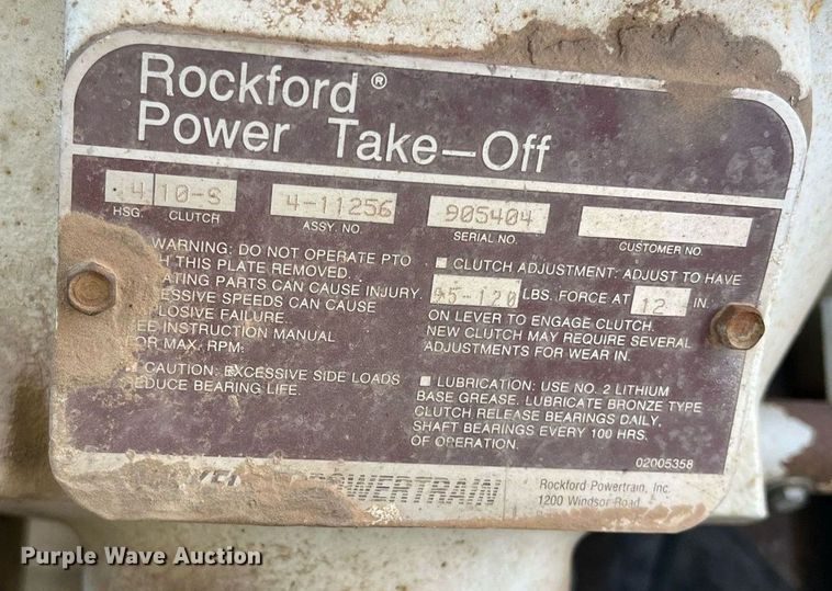 image for item EL5707 1990 International 4900 sewer jetter truck