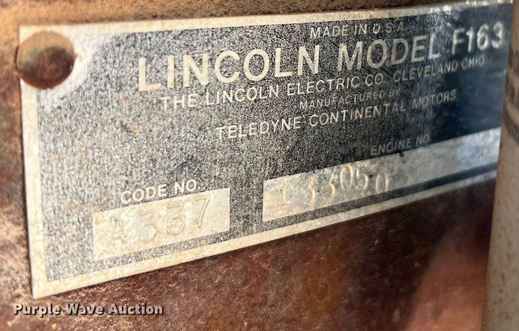 image for item EL5731 Lincoln SA-200 F-163 welder