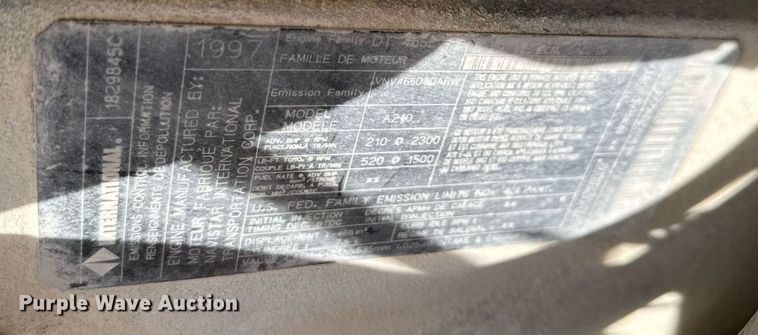 image for item EM3605 1998 International 4700 crane truck