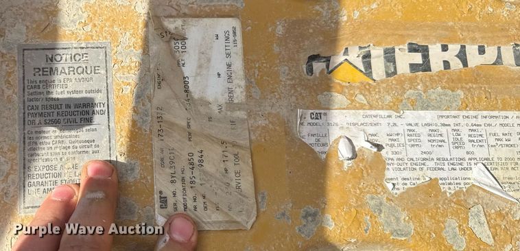 image for item EM3606 2000 GMC C8500 dump truck