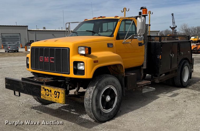 image for item EM3611 1997 GMC C7500 utility / service truck